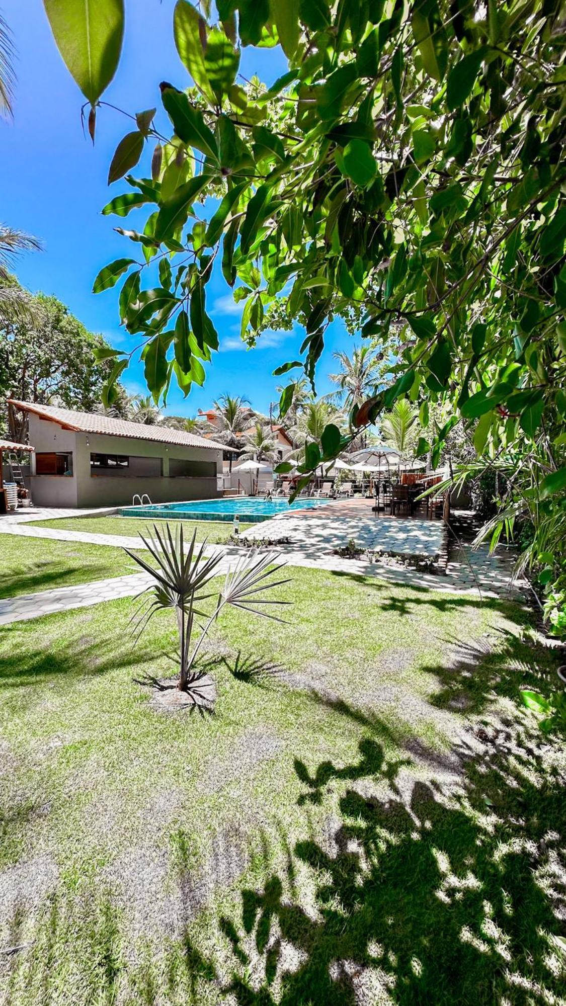 Pousada Villa Zena - Frente Ao Mar - Pe Na Areia ポルトセグロ エクステリア 写真